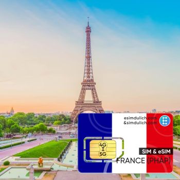 Sim Du Lịch Pháp (France) 15 Ngày